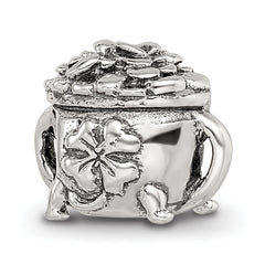 Sterling Silver Reflections Pot-of-Gold Bead