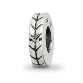 Sterling Silver Reflections Notched Spacer Bead