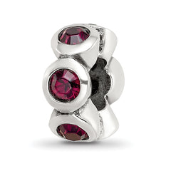 Sterling Silver Reflections June Preciosa Crystal Birthstone Bead