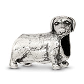 Sterling Silver Reflections Dachshound Bead