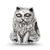 Sterling Silver Reflections Birman Cat Bead
