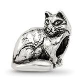 Sterling Silver Reflections Ragdoll Cat Bead