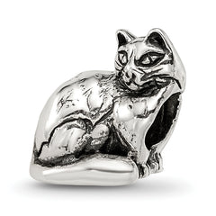 Sterling Silver Reflections Ragdoll Cat Bead