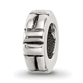 Sterling Silver Reflections Notched Spacer Bead