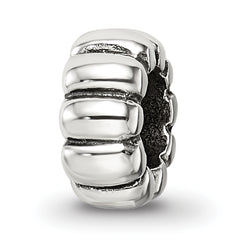 Sterling Silver Reflections Scalloped Spacer Bead