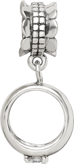 Sterling Silver Reflections CZ Engagement Ring Dangle Bead
