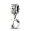 Sterling Silver Reflections Letter D Dangle Bead