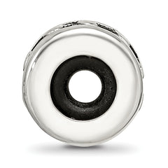 Sterling Silver 925 Stopper Bead with Antiqued Finish Solid Craftsmanship