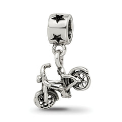 Kids Collection Sterling Silver Bicycle Dangle Reflections Bead