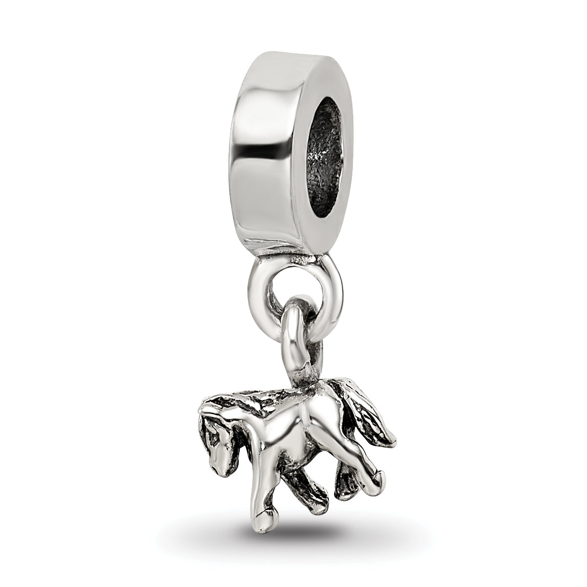 Kids Collection Sterling Silver Pony Dangle Reflections Bead