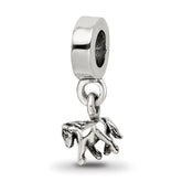 Kids Collection Sterling Silver Pony Dangle Reflections Bead