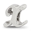 Sterling Silver Reflections Letter X Script Bead