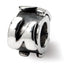 Sterling Silver Reflections Letter U Message Bead