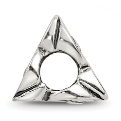 Sterling Silver 925 Sweet 15 Bead with Antiqued Finish Solid Elegant Design