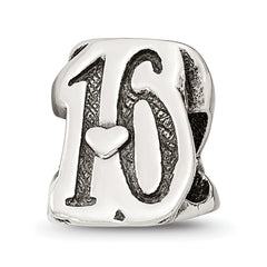 Sterling silver Reflections Sweet 16 Bead