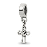 Sterling Silver Reflections Cross Dangle Bead