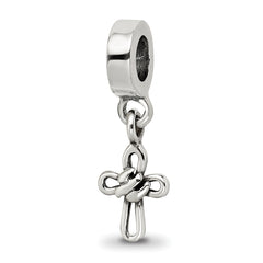 Sterling Silver Reflections Cross Dangle Bead