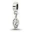 Sterling Silver Reflections Ichthus Dangle Bead