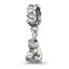 Sterling Silver Reflections Kitten with Ball Dangle Bead