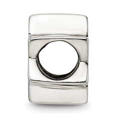 Sterling Silver 925 Star of David Bead with Antiqued Finish, Elegant and Versatile