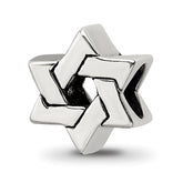 Sterling Silver Reflections Star of David Bead
