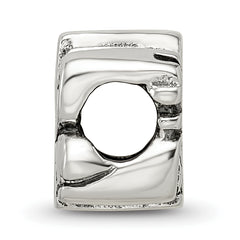 Sterling Silver 925 #1 Mom Bead with Antiqued Finish Elegant Gift for Charm Bracelets