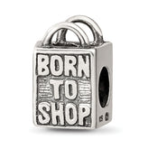 Sterling Silver Reflections Born to Shop Bead