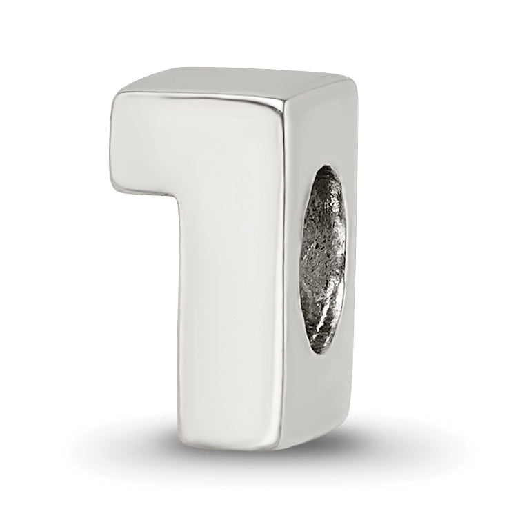 Sterling Silver Reflections Number 1 Bead