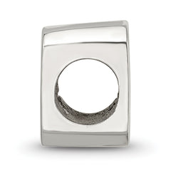 Sterling Silver 925 Number 9 Bead with Polished Solid Finish