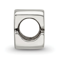 Sterling Silver 925 Kids Number 8 Bead with Polished Finish