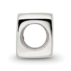 Sterling Silver 925 Polished Kids Number 9 Bead Solid and Casted