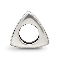 Sterling Silver 925 Antiqued Trilogy Bead for Mom