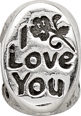 Sterling Silver Reflections #1 Mom Trilogy Oval Bead