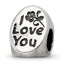 Sterling Silver Reflections #1 Mom Trilogy Oval Bead