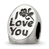 Sterling Silver Reflections #1 Mom Trilogy Oval Bead