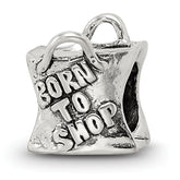 Sterling Silver Reflections Born To Shop Bead