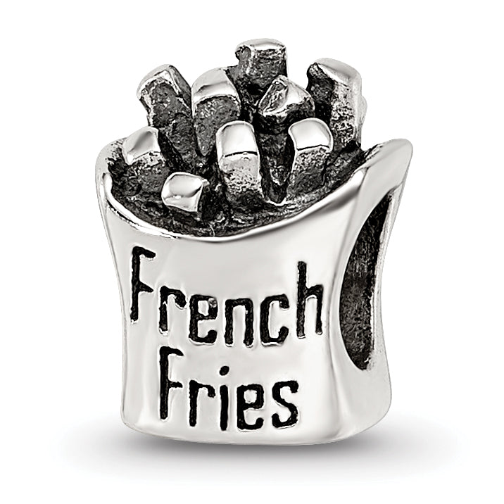 Sterling Silver Reflections French Fries Bead