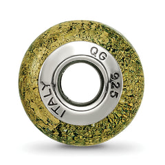 Sterling Silver Murano Glass Bead with Polished Finish Elegant Design