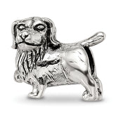 Sterling Silver Reflections Golden Retriever Bead