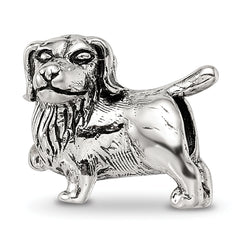Sterling Silver Reflections Golden Retriever Bead