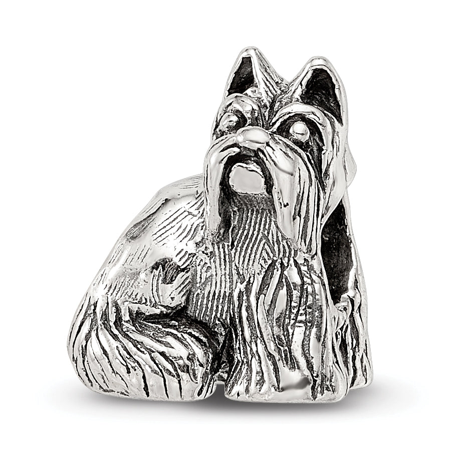 Sterling Silver Reflections Miniature Schnauzer Bead