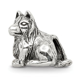 Sterling Silver Reflections Shetland Sheepdog Bead