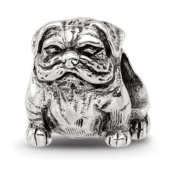 Sterling Silver Reflections Bulldog Bead