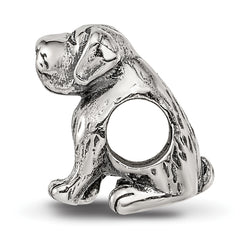 Sterling Silver 925 German Shorthaired Pointer Bead with Antiqued Finish Dog Lover's Tribute
