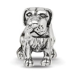 Sterling Silver 925 German Shorthaired Pointer Bead with Antiqued Finish Dog Lover's Tribute