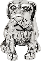 Sterling Silver 925 German Shorthaired Pointer Bead with Antiqued Finish Dog Lover's Tribute