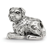 Sterling Silver Reflections Rottweiler Bead