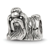 Sterling Silver Reflections Shih Tzu Bead