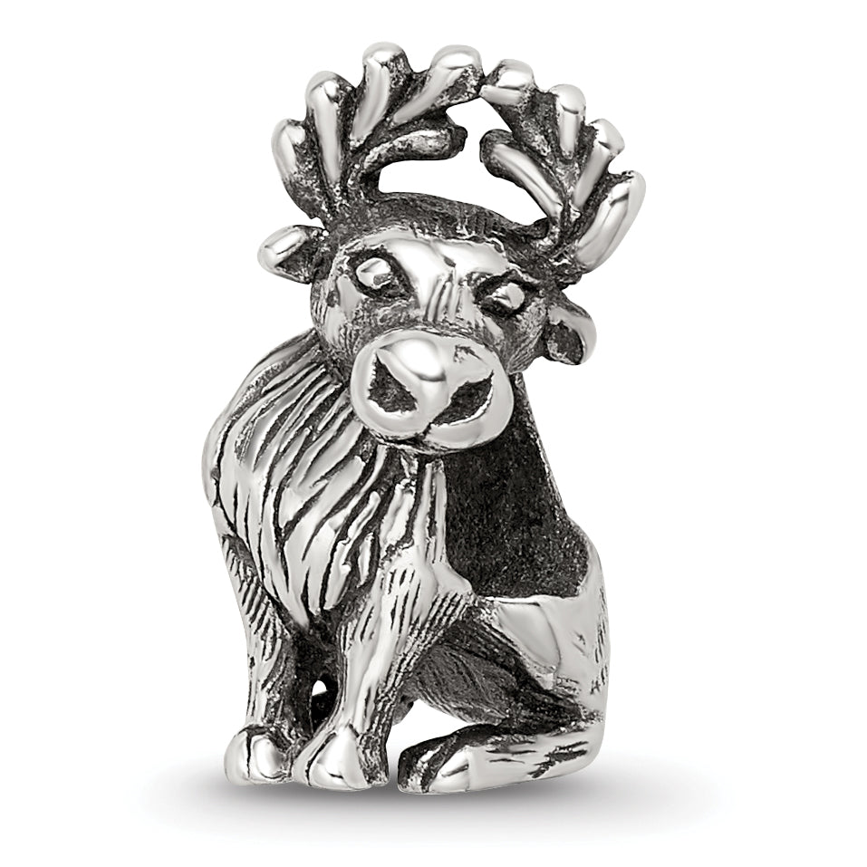Sterling Silver Reflections Moose Bead