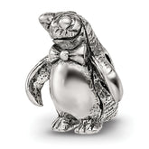 Sterling Silver Reflections Penguin Bead